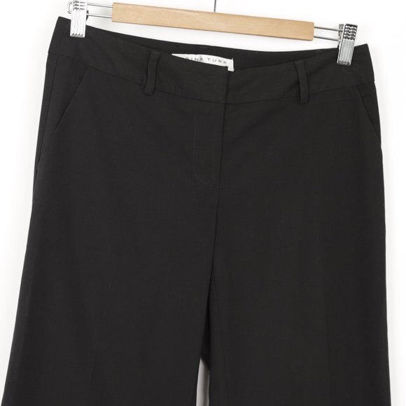 Trina Turk Black Wide Leg Trousers Work Formal size 2 - Picture 4 of 11